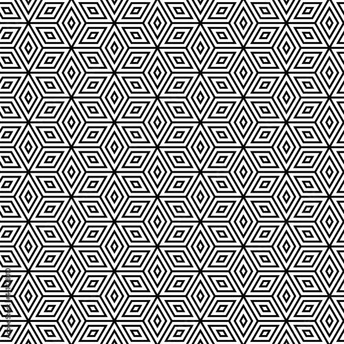 Hexagonal Pattern Background. Abstract Overlapping Pattern. Vector Illustration.
