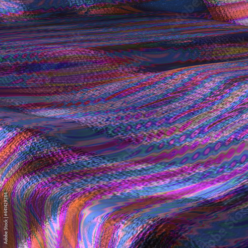 An abstract 3d wrinkled fabric background image.