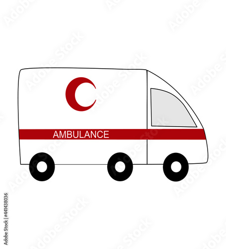 Ambulance  vector kızılay