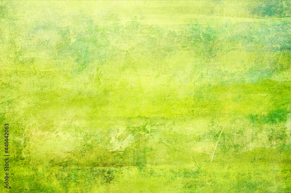 Abstract green painting background