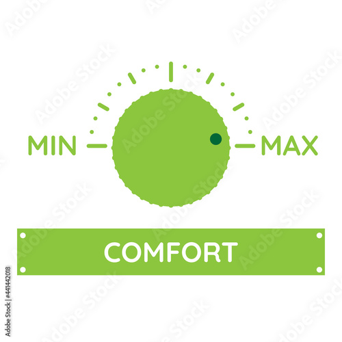 providing maximum comfort - visualized concept