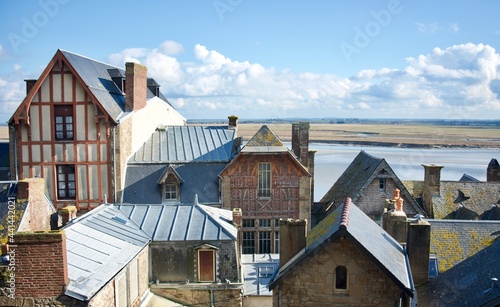 medieval village of Mont saint michel
