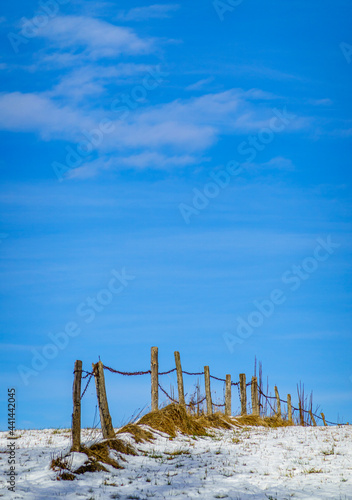 old wooden fence