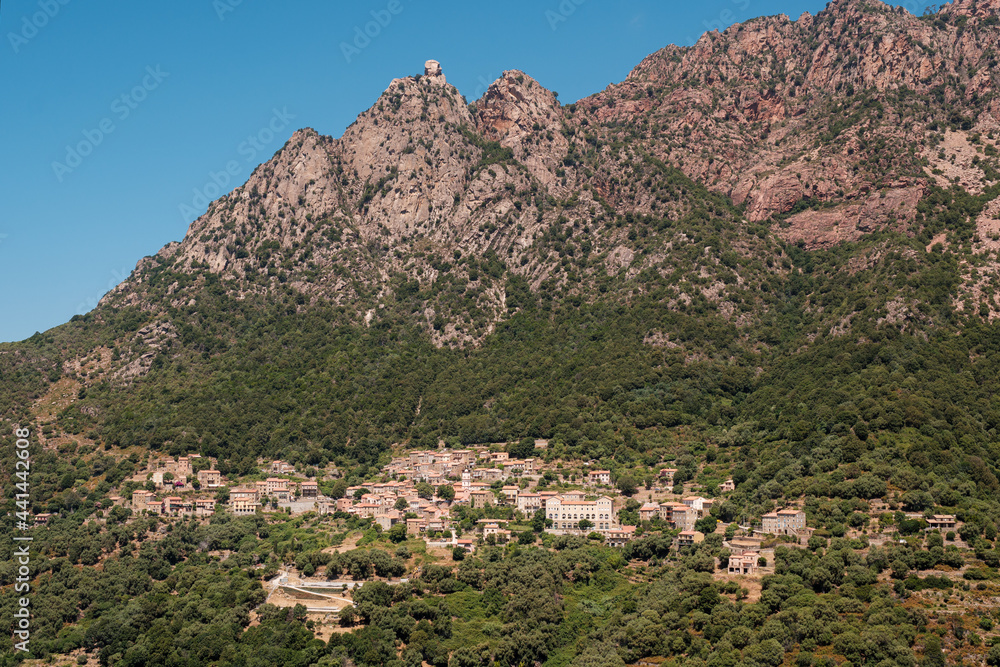 Village of Ota in Corsica