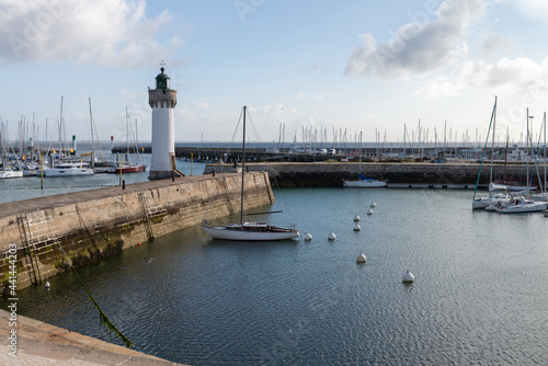 Le phare de Port Haliguen, presqu'île de Quiberon, Morbihan, Bretagne, France
