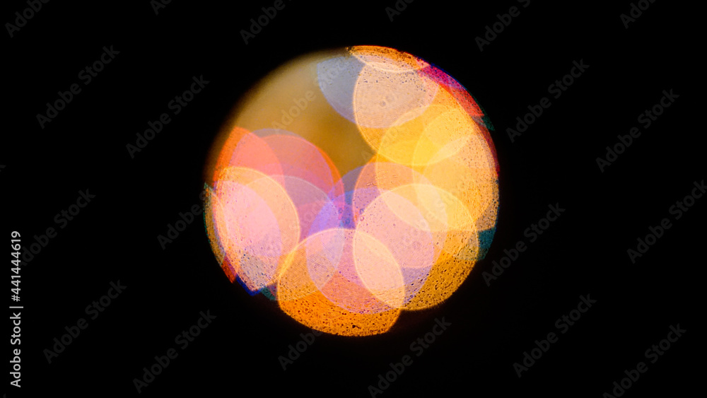 bokeh in a circle bokeh in a circle