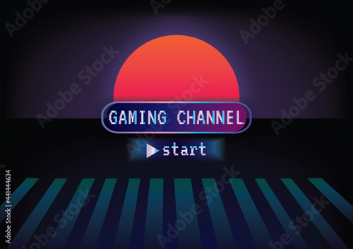 Game zone game icon background vector