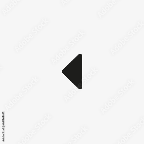 Left arrow icon. Previous page, swipe left button design for web and mobile UI. Free Download Left arrow icon. Previous page, swipe left button design for web and mobile UI. - GFXLoad