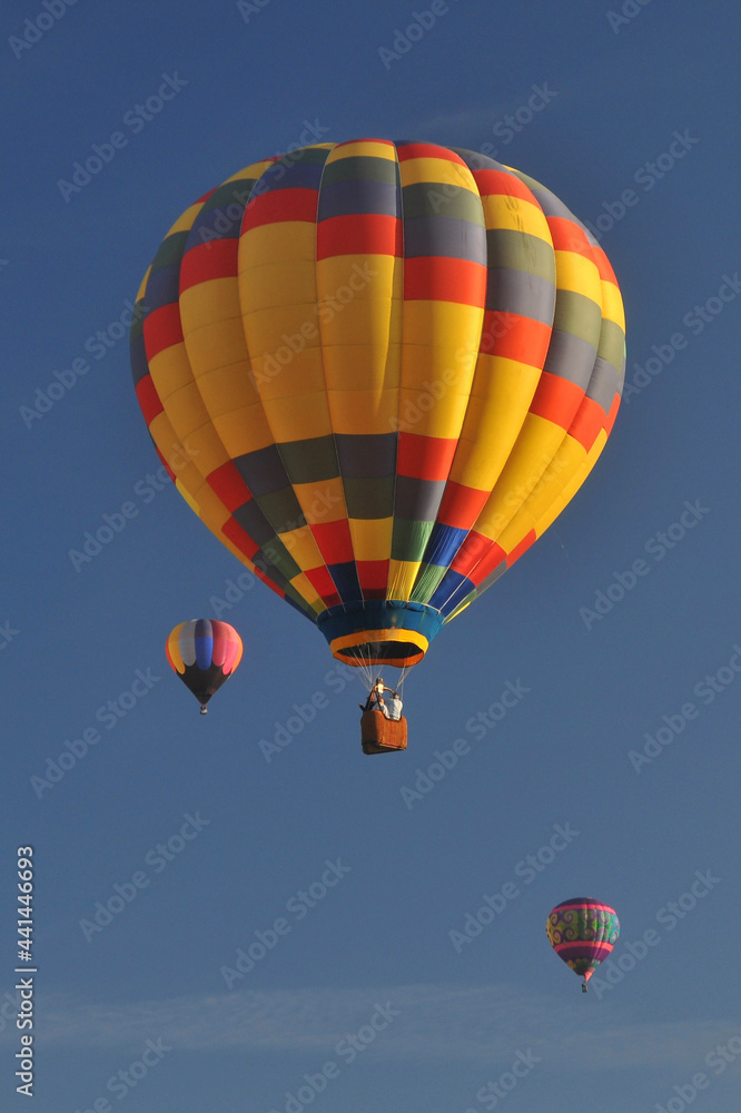 hot air balloons