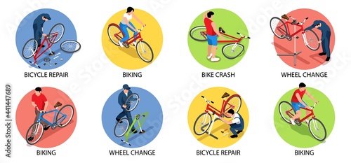 Biking Isometric Set