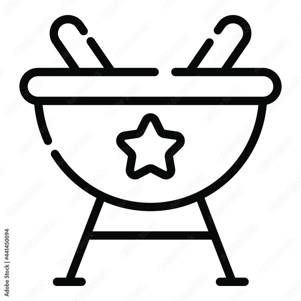 food, grill line icon, vector design usa independence day icon. food, grill line icon, vector design usa independence day icon.