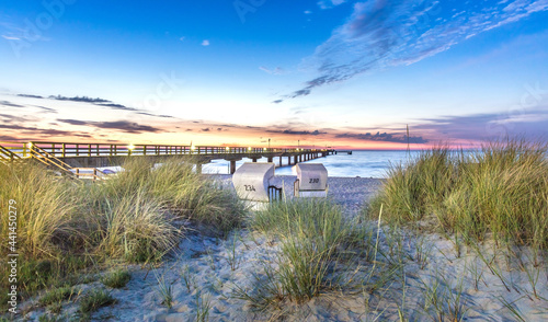 Fototapeta Naklejka Na Ścianę i Meble -  küste bei nacht