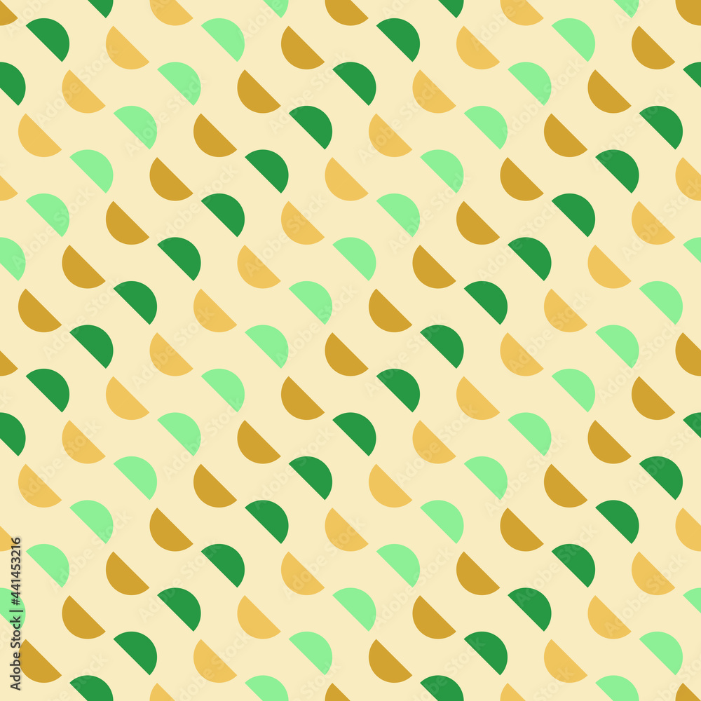 Seamless background with semicircles. Semicircles on the diagonal. Geometric background. Seamless background with semicircles. Semicircles on the diagonal. Geometric background.