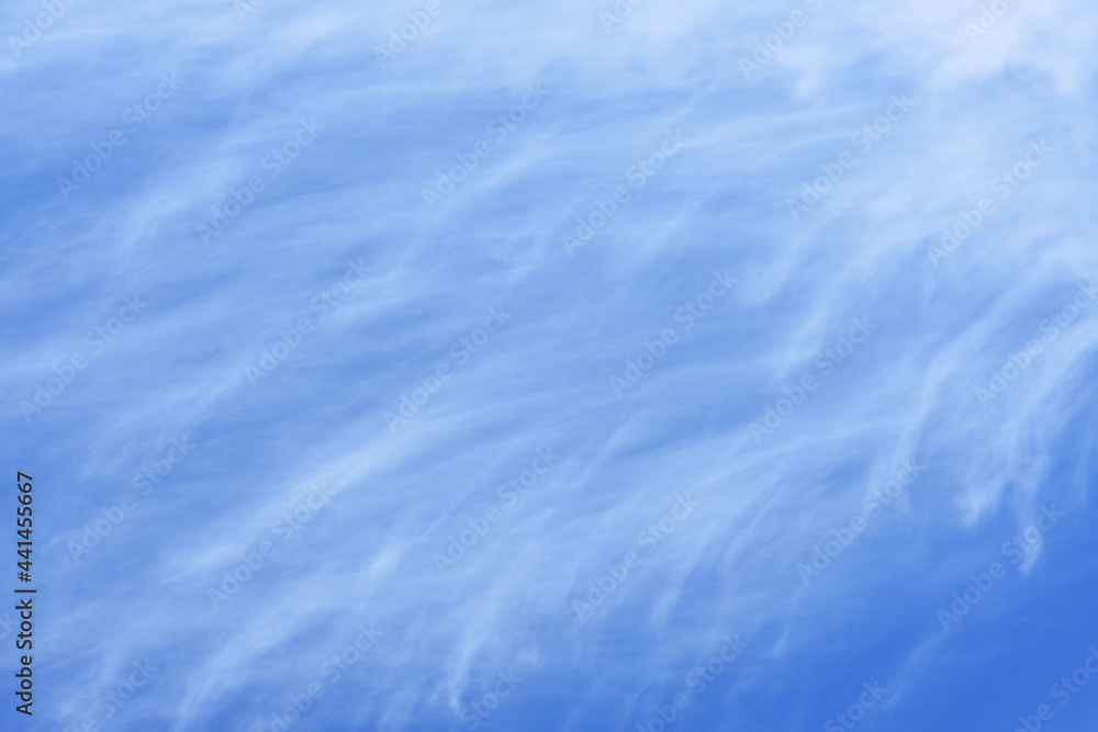 delicate white clouds in the bright blue sky delicate white clouds in the bright blue sky