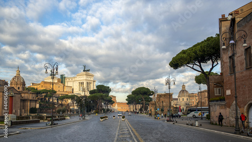 Journée nuageuse à Rome