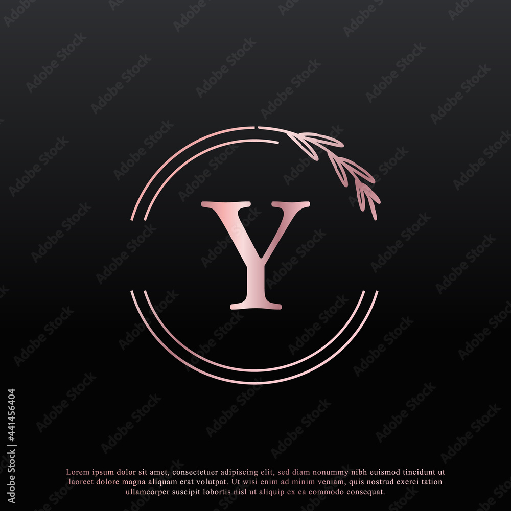 Elegant Y Letter Circle Floral Logo with Creative Elegant Leaf Monogram Branch Line and Pink Black Color. Usable for Business, Fashion, Cosmetics, Spa, Science, Medical and Nature Logos. Elegant Y Letter Circle Floral Logo with Creative Elegant Leaf Monogram Branch Line and Pink Black Color. Usable for Business, Fashion, Cosmetics, Spa, Science, Medical and Nature Logos.