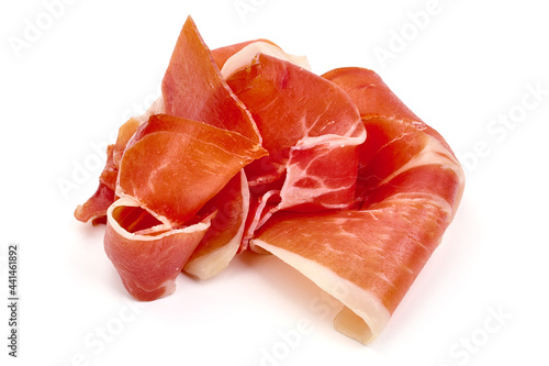 Cuadro en lienzo Prosciutto crudo or spanish jamon