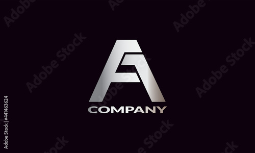 Corporate logo for Social Media Post,Business Logo Vector,A Logo Design,A Letter Logo for Brand,A Type Icon Logo Design.