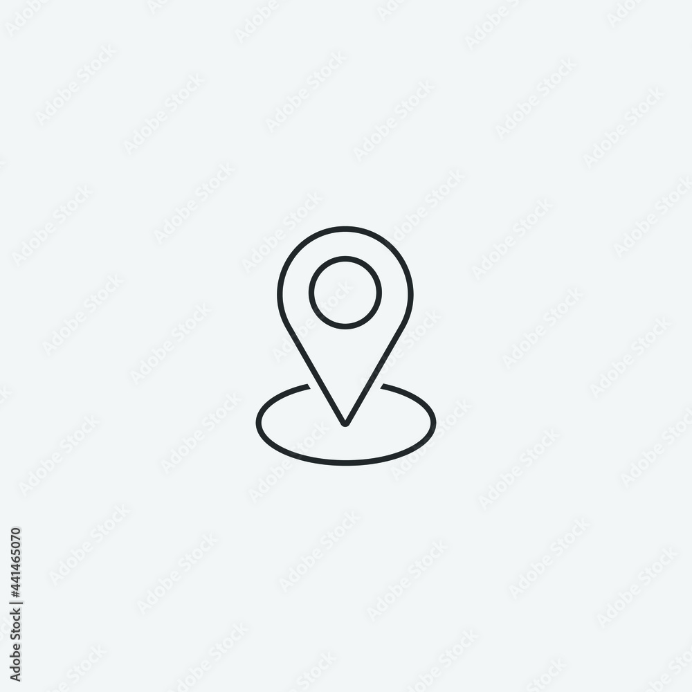 Location vector icon for web and design Location vector icon for web and design
