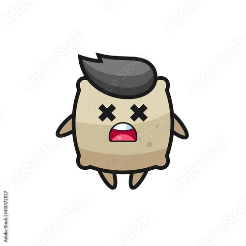 the dead sack mascot character