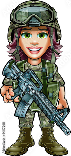 female soldier