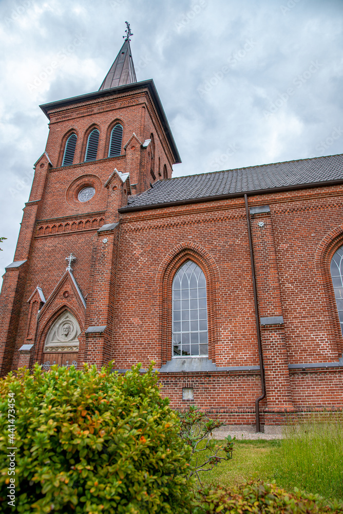 Nebel church, Dk. was built around the year 1200 Nebel church, Dk. was built around the year 1200