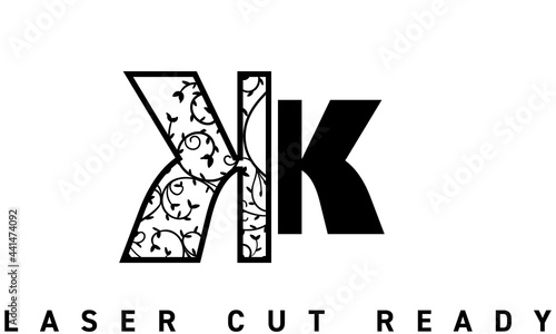 Laser cut Cyrillic буква Ж Ornamental Decorative Alphabet die cut cutting