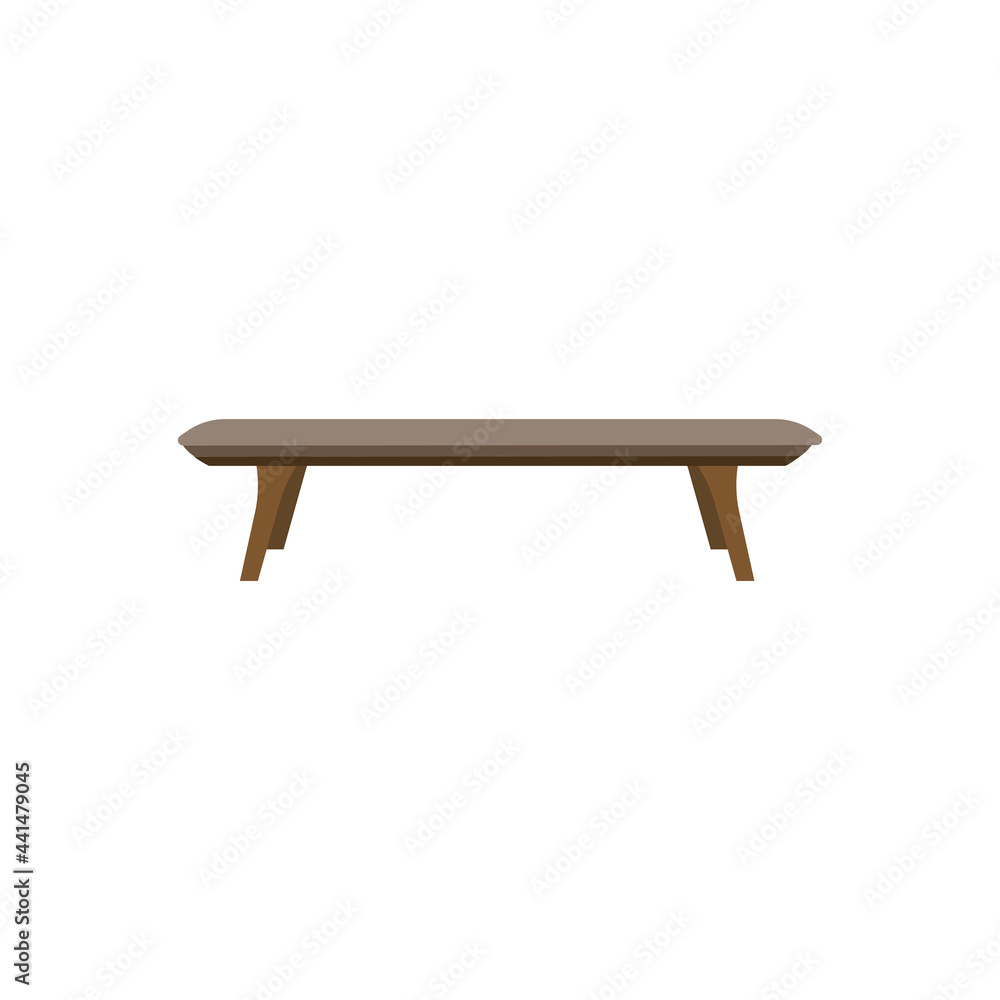 Isolated elegant center table icon Home decoration