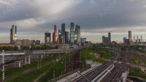 Moscow City Time Lapse