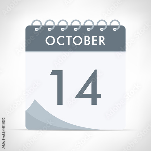 October 14 - Calendar Icon