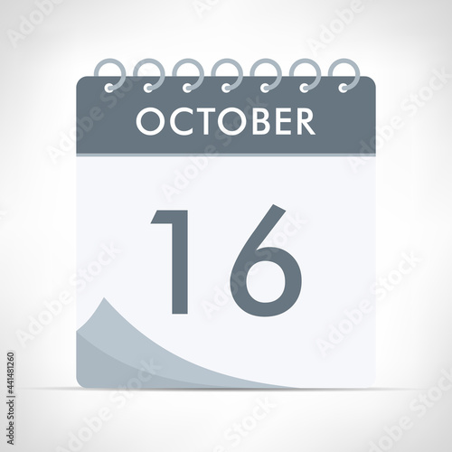 October 16 - Calendar Icon