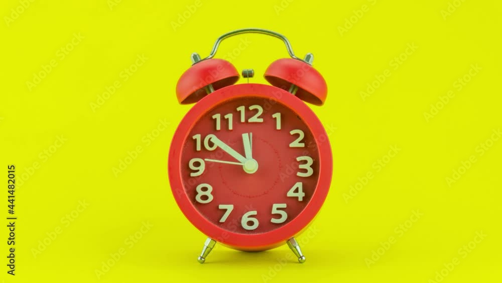 Twelve o Clock on New Years Eve of Face of Beautiful alarm clock, indicating midnight Adorable New Year celebration,Concept Happy new year 2022, Greeting video Time Lapse Stop motion Animation video Twelve o Clock on New Years Eve of Face of Beautiful alarm clock, indicating midnight Adorable New Year celebration,Concept Happy new year 2022, Greeting video Time Lapse Stop motion Animation video