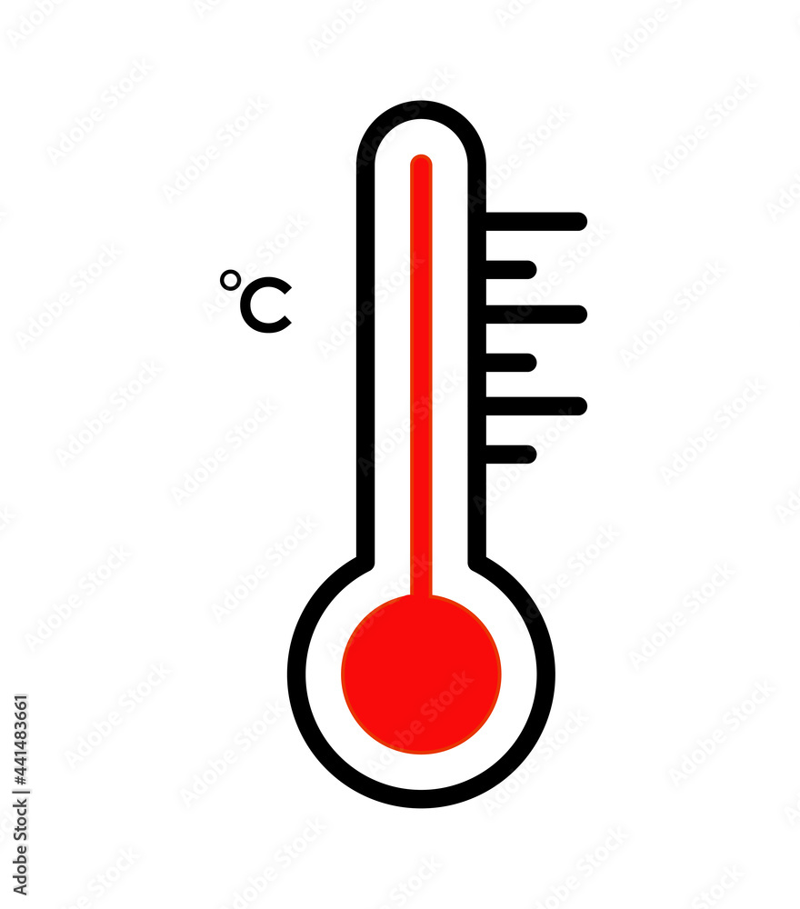Celsius Thermometer vector illustration, simple Celsius Thermometer vector illustration, simple