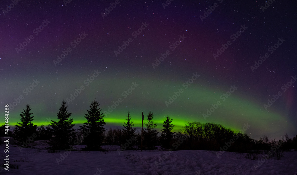 night sky with aurora borealis night sky with aurora borealis