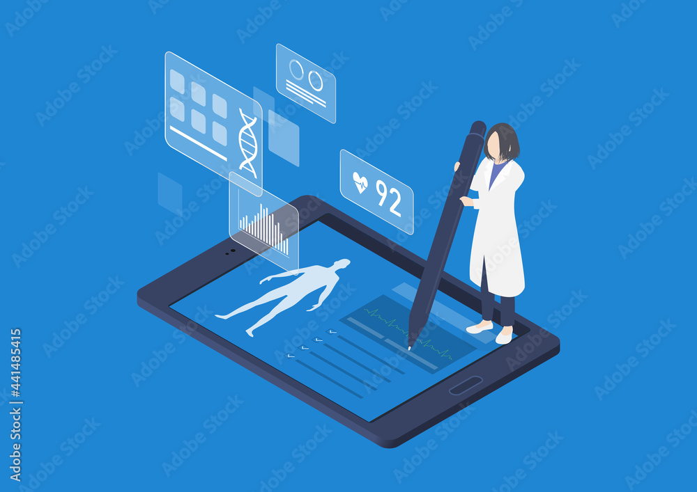 電子カルテ タブレットのイラスト素材 Stock Vector Adobe Stock 電子カルテ タブレットのイラスト素材 Stock Vector Adobe Stock