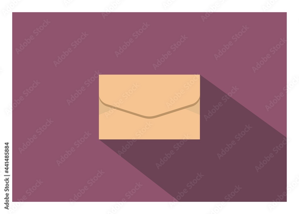 Paper envelope simple flat icon
Paper envelope simple flat icon