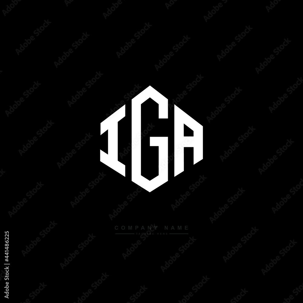 IGA letter logo design with polygon shape. IGA polygon logo monogram. IGA cube logo design. IGA hexagon vector logo template white and black colors. IGA monogram. IGA business and real estate logo. IGA letter logo design with polygon shape. IGA polygon logo monogram. IGA cube logo design. IGA hexagon vector logo template white and black colors. IGA monogram. IGA business and real estate logo.