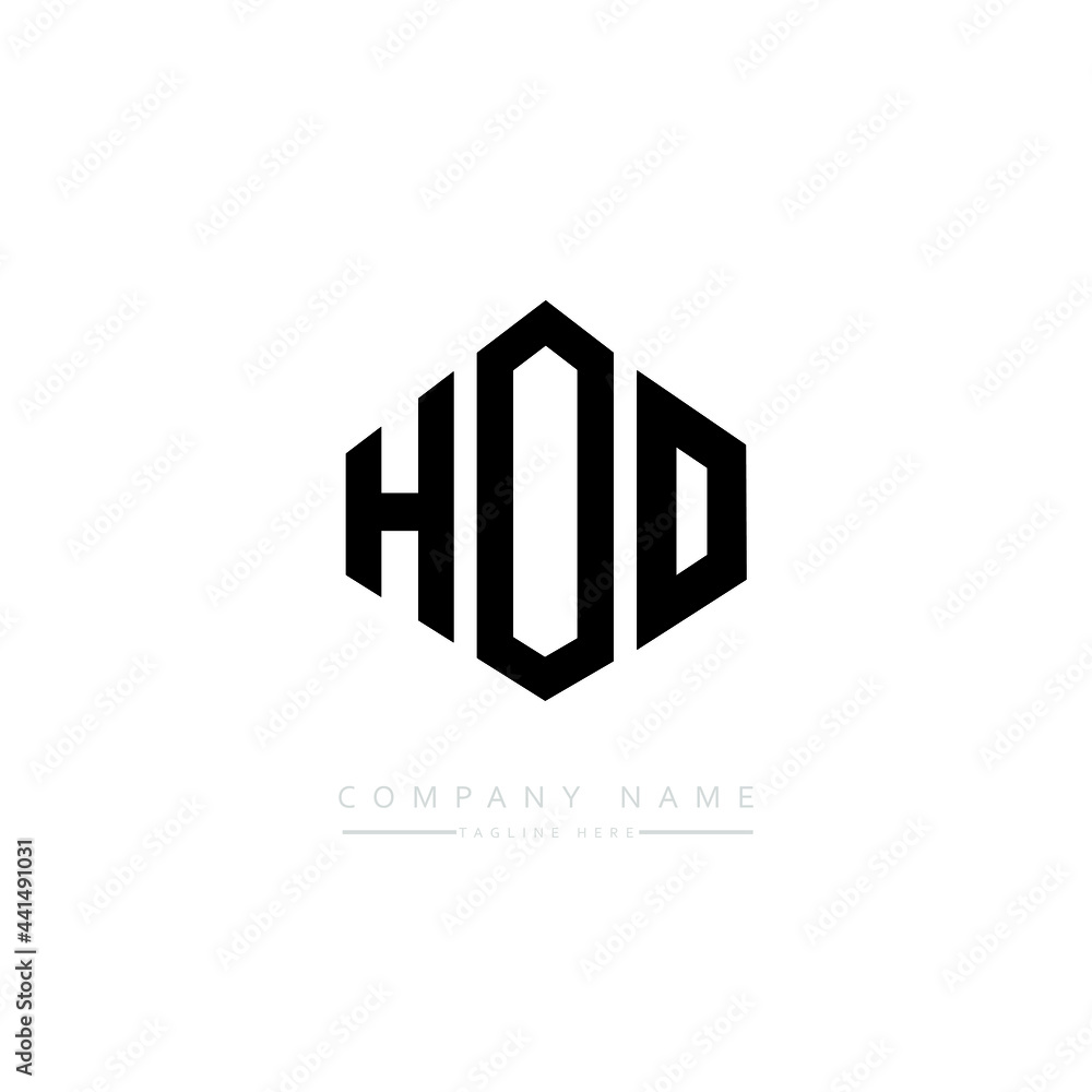 HOO letter logo design with polygon shape. HOO polygon logo monogram. HOO cube logo design. HOO hexagon vector logo template white and black colors. HOO monogram. HOO business and real estate logo. 