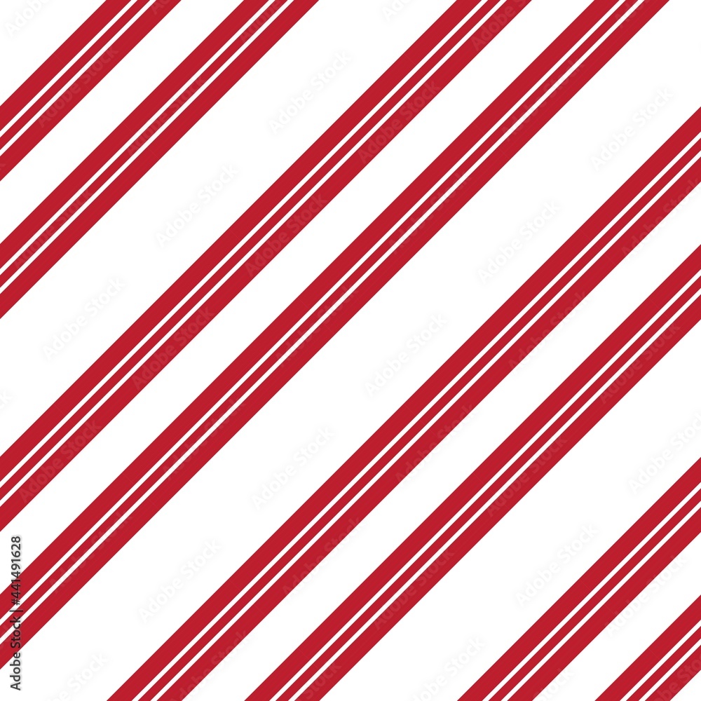 Naklejka premium Red diagonal striped seamless pattern background