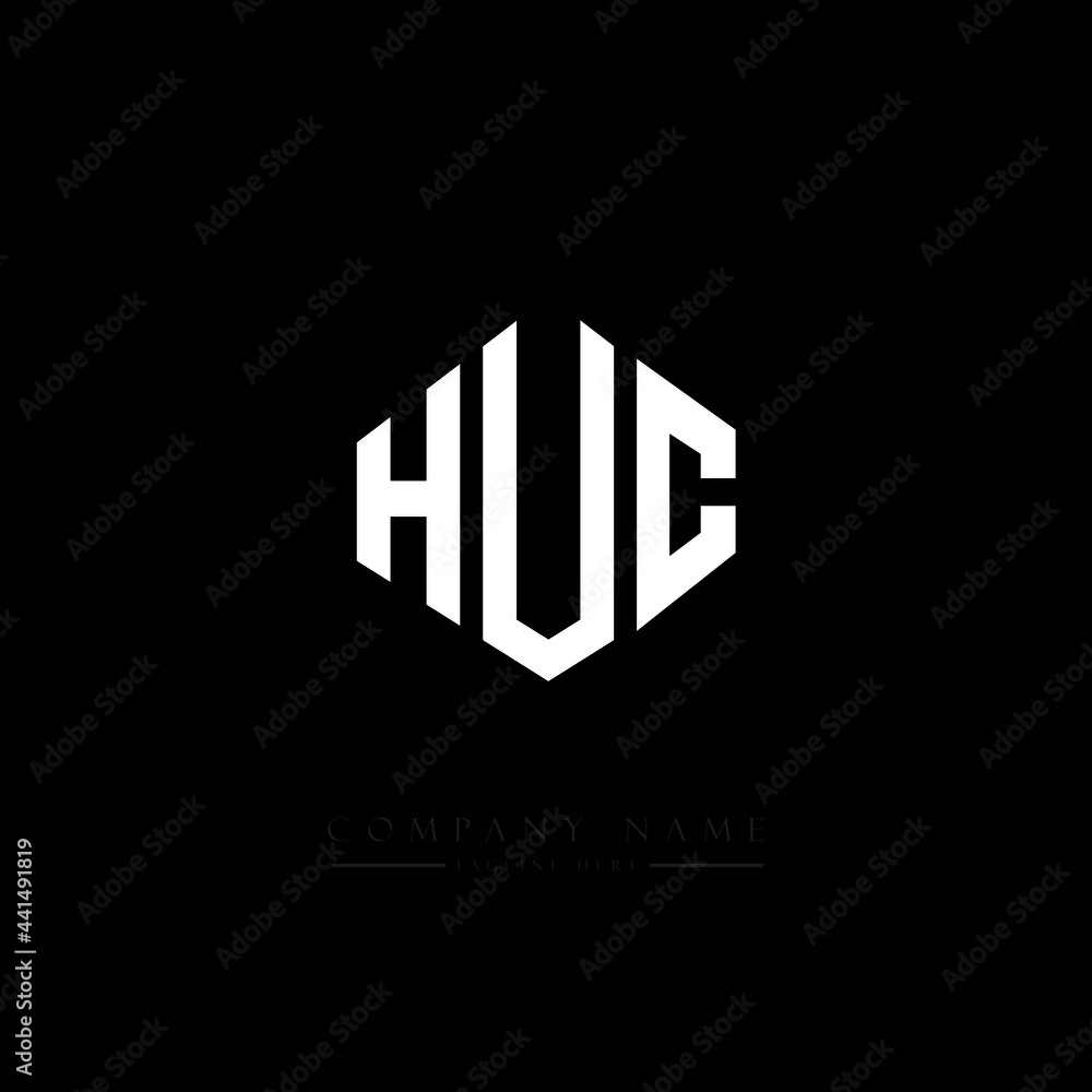 HUC letter logo design with polygon shape. HUC polygon logo monogram. HUC cube logo design. HUC hexagon vector logo template white and black colors. HUC monogram. HUC business and real estate logo. HUC letter logo design with polygon shape. HUC polygon logo monogram. HUC cube logo design. HUC hexagon vector logo template white and black colors. HUC monogram. HUC business and real estate logo.