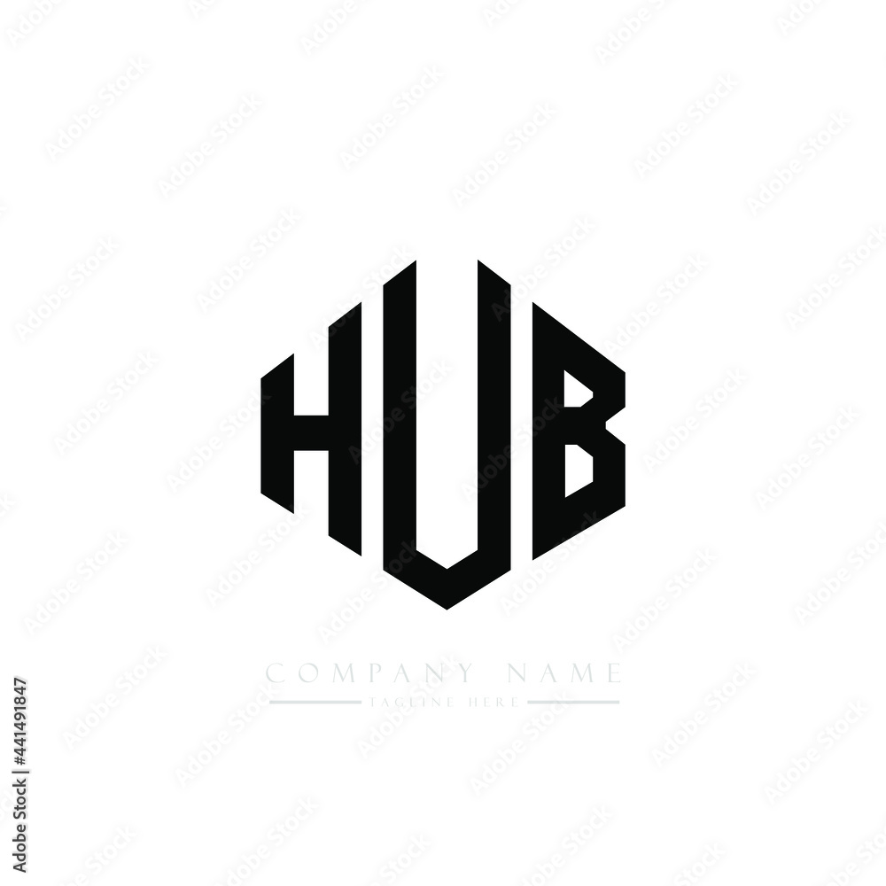 HUB letter logo design with polygon shape. HUB polygon logo monogram. HUB cube logo design. HUB hexagon vector logo template white and black colors. HUB monogram. HUB business and real estate logo. HUB letter logo design with polygon shape. HUB polygon logo monogram. HUB cube logo design. HUB hexagon vector logo template white and black colors. HUB monogram. HUB business and real estate logo.