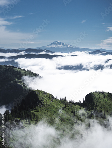 landscape with clouds