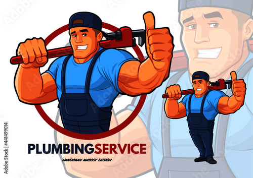 Tough Plumber Character Design