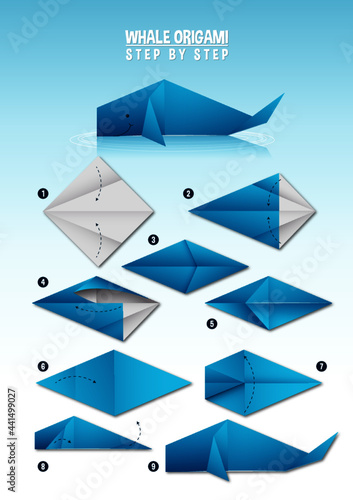 Whale Origami Instructions
