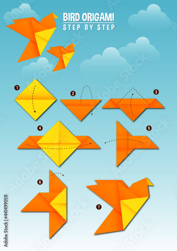Bird Origami Instructions
