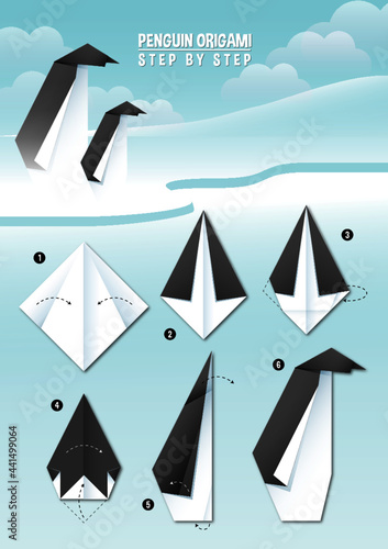 Penguin Origami Instructions