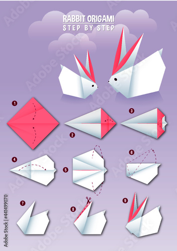 Rabbit Origami Instructions