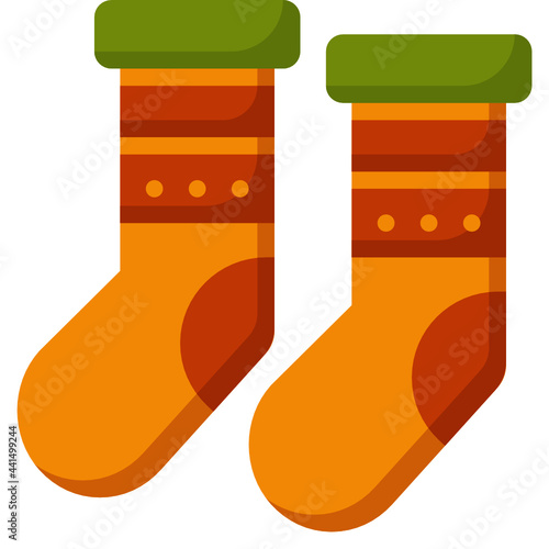 socks flat icon