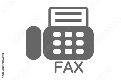 FAX アイコン ベクターイラスト