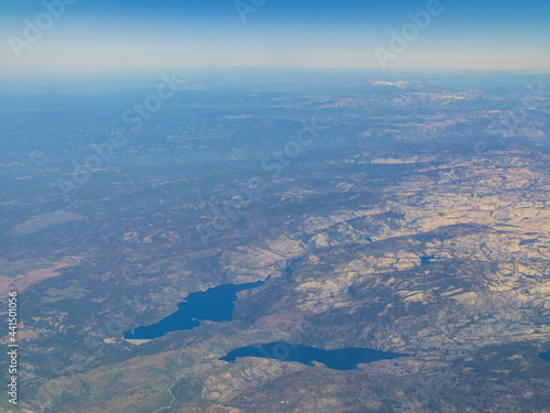 Aerial view of the Cherry Lake, Lake Eleanor